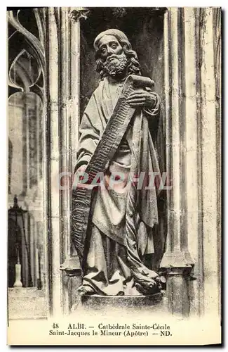 Ansichtskarte AK Albi Cathedrale ste cecile Saint jacques le Mineur Apotre