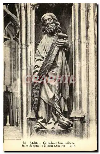 Cartes postales Albi Cathedrale ste cecile Saint jacques le Mineur Apotre