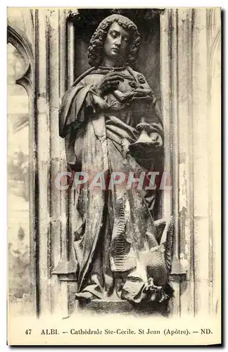 Cartes postales Albi Cathedrale ste cecile St Jean Apotre