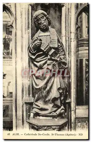 Cartes postales Albi Cathedrale ste cecile St Thomas Apotre