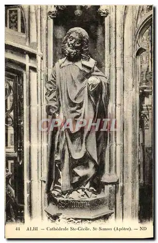 Cartes postales Albi Cathedrale ste cecile St Simon Apotre