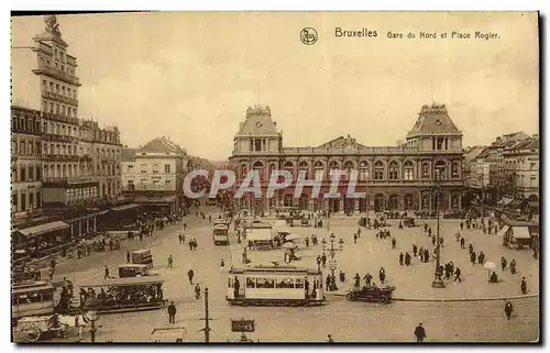 Cartes postales Bruxelles Gare du Nord