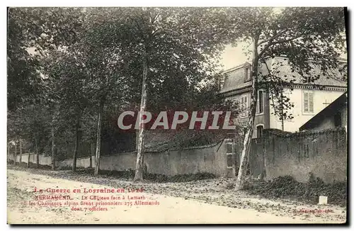 Cartes postales Vermanenil Le chateau face a Larnath Militaria