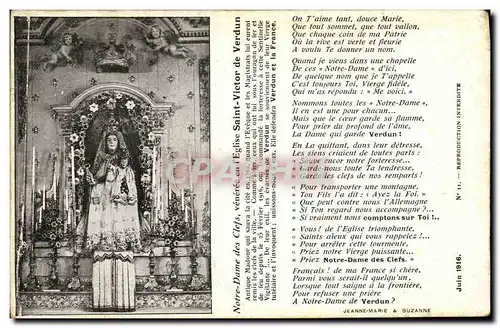 Cartes postales Notre Dame des Clefs Eglise Saint Victor de Verdun