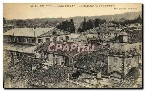 Ansichtskarte AK Bombardement de Verdun Militaria