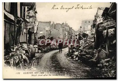 Cartes postales Verdun Rue Mazel Militaria