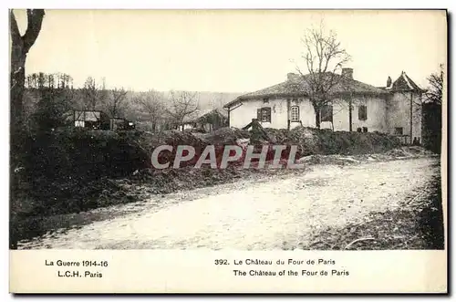 Cartes postales Militaria Le chateau du four de Paris