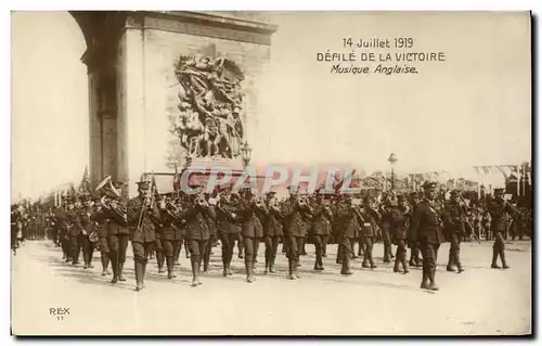 Ansichtskarte AK Militaria Defile De La Victoire Paris Musique anglaise Militaria