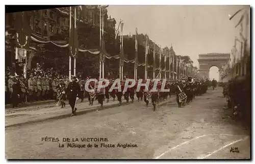 Cartes postales Militaria Fetes De La Victoire La musique de la flotte anglaise Militaria