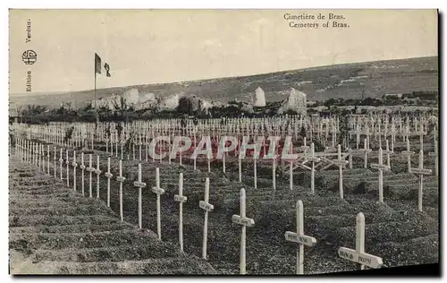 Ansichtskarte AK Militaria Cimetiere de Bras