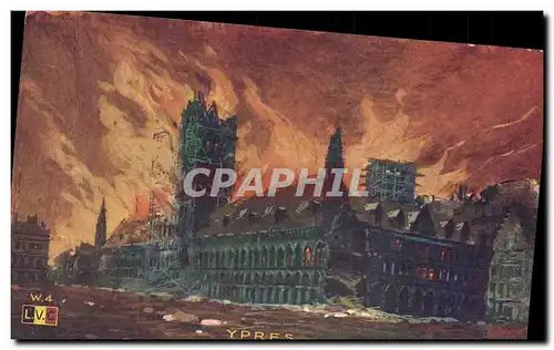 Cartes postales Militaria Ypres