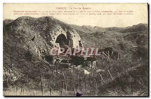 Cartes postales Militaria Verdun Le Fort de Souville