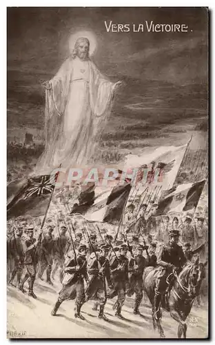 Cartes postales Militaria Vers La Victoire