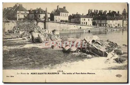 Ansichtskarte AK Militaria Le Pont de Pont Sainte Maxence