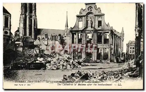 Ansichtskarte AK Militaria La cathedrale de Malines apres le bombardement