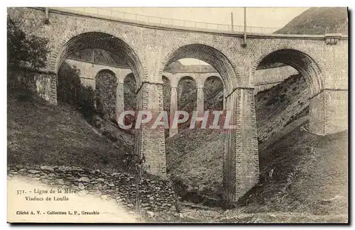 Cartes postales Militaria Ligne de la Mure Viaducs de Loulla