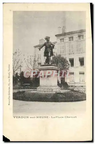 Ansichtskarte AK Verdun sur Meuse La Place Chevert
