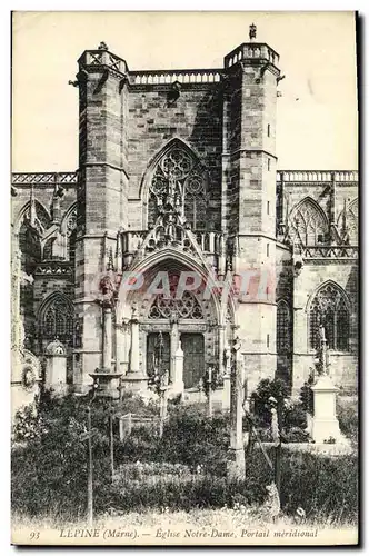 Cartes postales Lepine Eglise Notre Dame Portail meridional