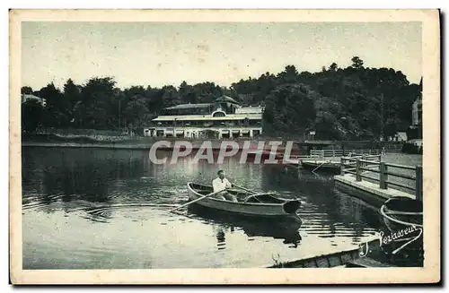 Ansichtskarte AK Bagnoles De L Orne Lac et le Casino Municipal