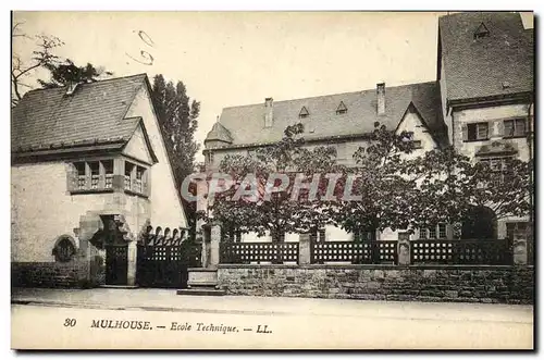 Cartes postales Mulhouse Ecole Technique