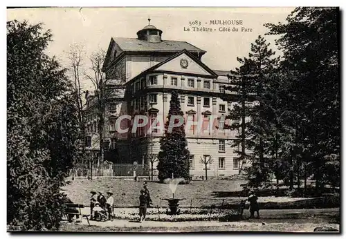 Cartes postales Mulhouse Le Theatre Cote du Parc