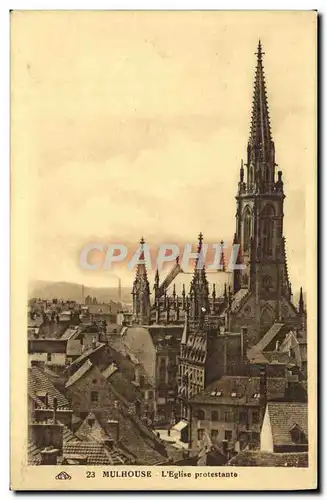 Cartes postales Mulhouse L Eglise Protestante