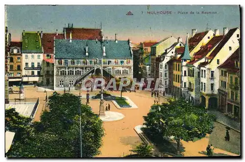 Cartes postales Mulhouse Place de la Reunion