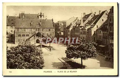 Cartes postales Mulhouse Place De La Reunion