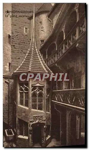 Cartes postales Koenigsbourg Le grand escalier