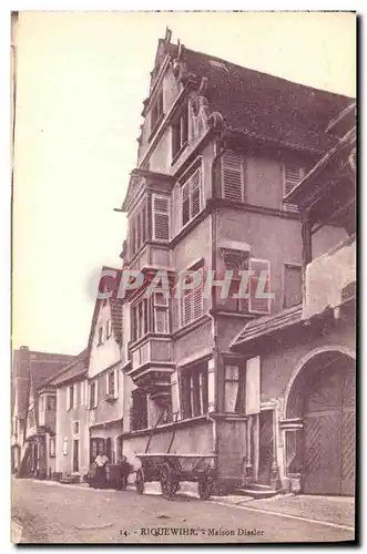 Cartes postales Riquewihr Maison Dissler