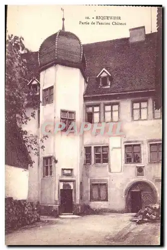 Ansichtskarte AK Riquewihr Partie de L ancien Chateau