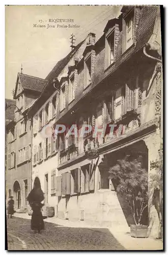 Cartes postales Riquewihr Maison Jean Preiss Sattler