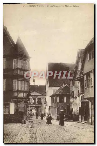 Cartes postales Riquewihr Grand Rue Maison Friam