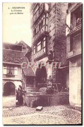 Cartes postales Riquewihr La Fontaine Pres du Dolder