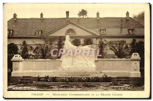 Cartes postales Thann Monument Commemoratif De La Grande guerre