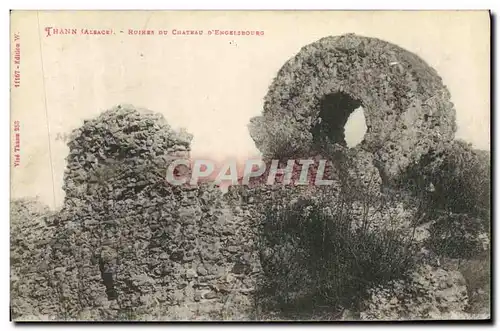 Cartes postales Thann Ruines du chateau d Engelsbourg