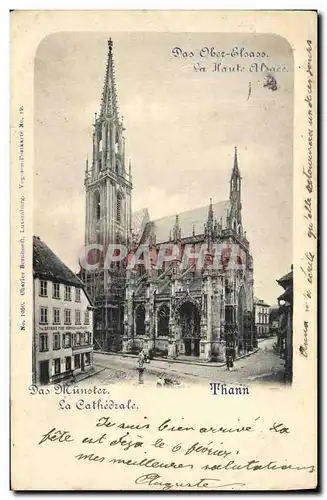 Cartes postales Thann La Cathedrale