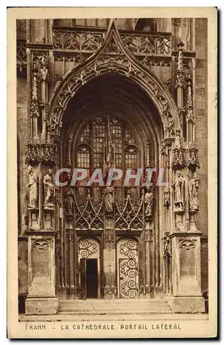 Cartes postales Thann La Cathedrale Portail Lateral