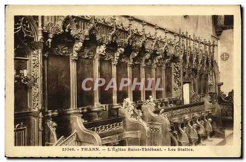 Cartes postales Thann L Eglise Saint Thiebaut Les Stalles