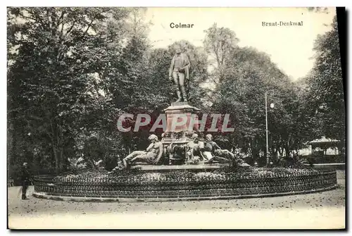 Cartes postales Colmar Bruat Denkmal