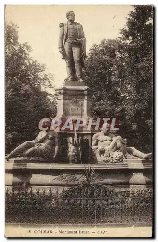 Cartes postales Colmar Monument Bruat