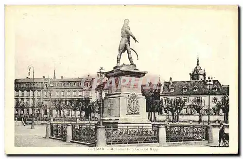 Cartes postales Colmar Monument de Generale Rapp