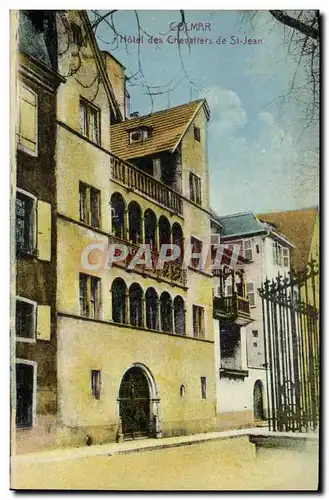 Cartes postales Colmar Hotel des chevaliers de St Jean