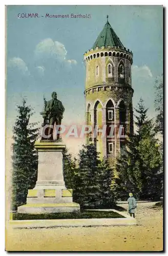 Cartes postales Colmar Monument Bartholdi