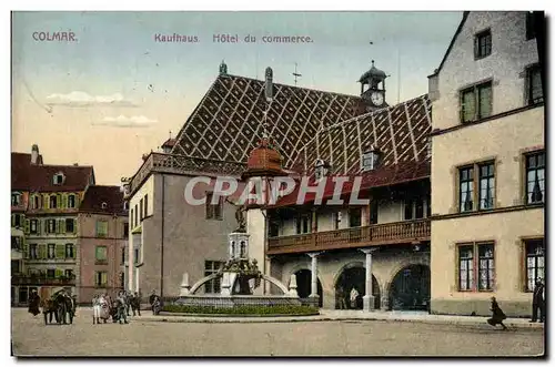 Cartes postales Colmar Kaufhaus Hotel Du Commerce