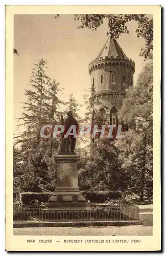 Ansichtskarte AK Colmar Monument Bartholdi Et Chateau D Eau