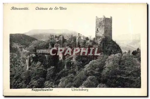 Cartes postales Ribeauville Chateau de St Uric