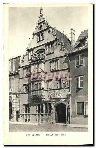 Cartes postales Colmar Maison Des Tetes