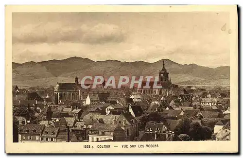 Cartes postales Colmar Vue Sur Les Vosges