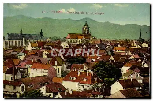 Cartes postales Colmar Vue Generale et les Vosges